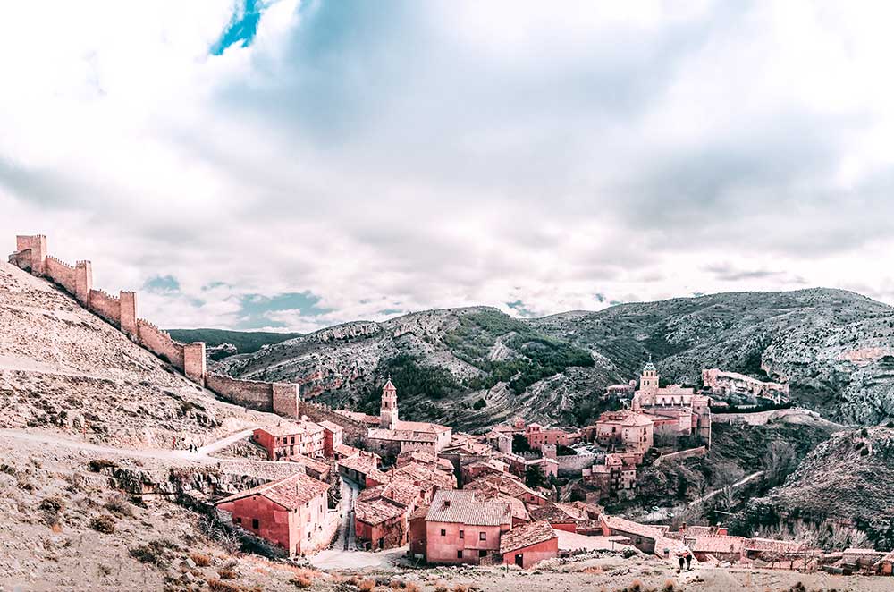 Foto de casas y calles históricas de Albarracin