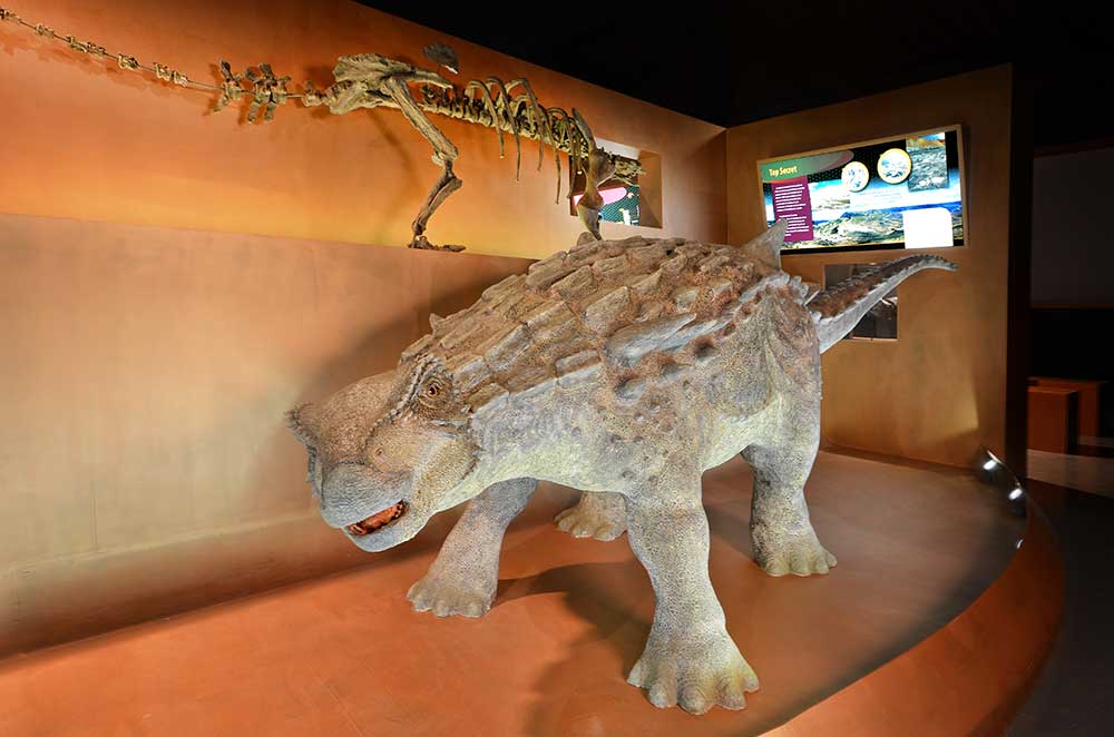 Imagen de un disosaurio en Dinopolis Valcaria, teruel