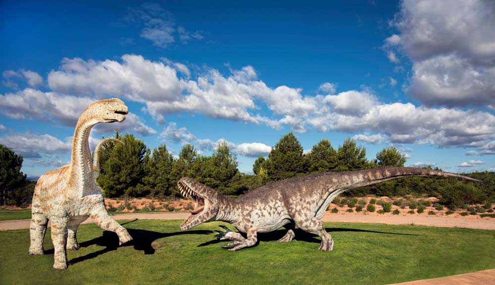 Fotografía de Dinopolis, el museo paleontógico de Teruel
